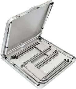 Inklapbare, In Hoogte Verstelbare Campingtafel 120x60x70cm Incl. 4 Inklapbare Krukken Campingtafel S -Outdoor Camping Shop 1019x1200