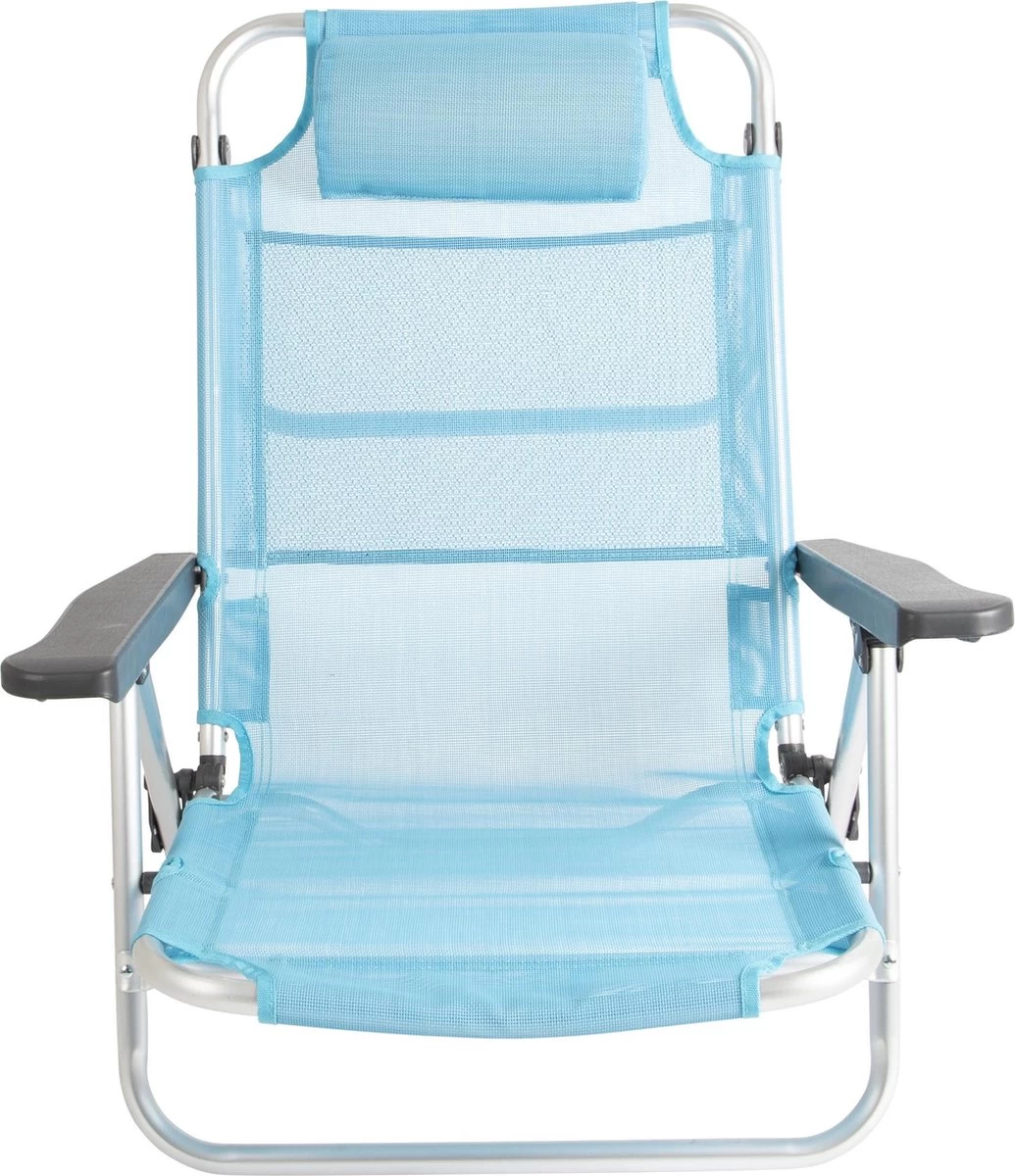 Bo-Camp Beach Chair - Monaco - Aluminium - Blauw 9 Bo-Camp Beach Chair - Monaco - Aluminium - Blauw - Afbeelding 7