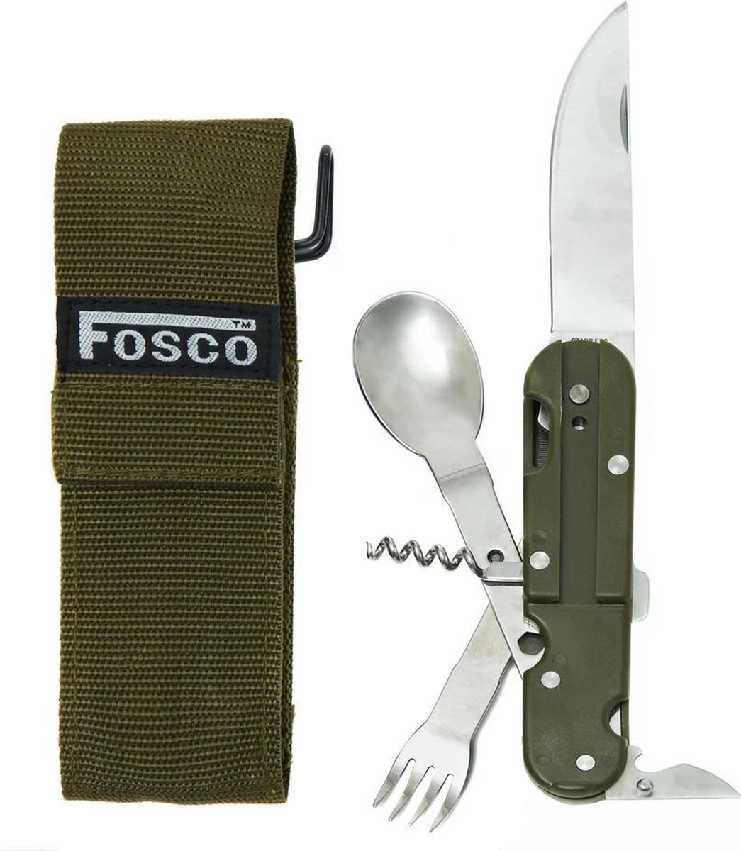 Fosco Outdoor Bestek - Groen - Inklapbaar 3 Fosco Outdoor Bestek - Groen - Inklapbaar