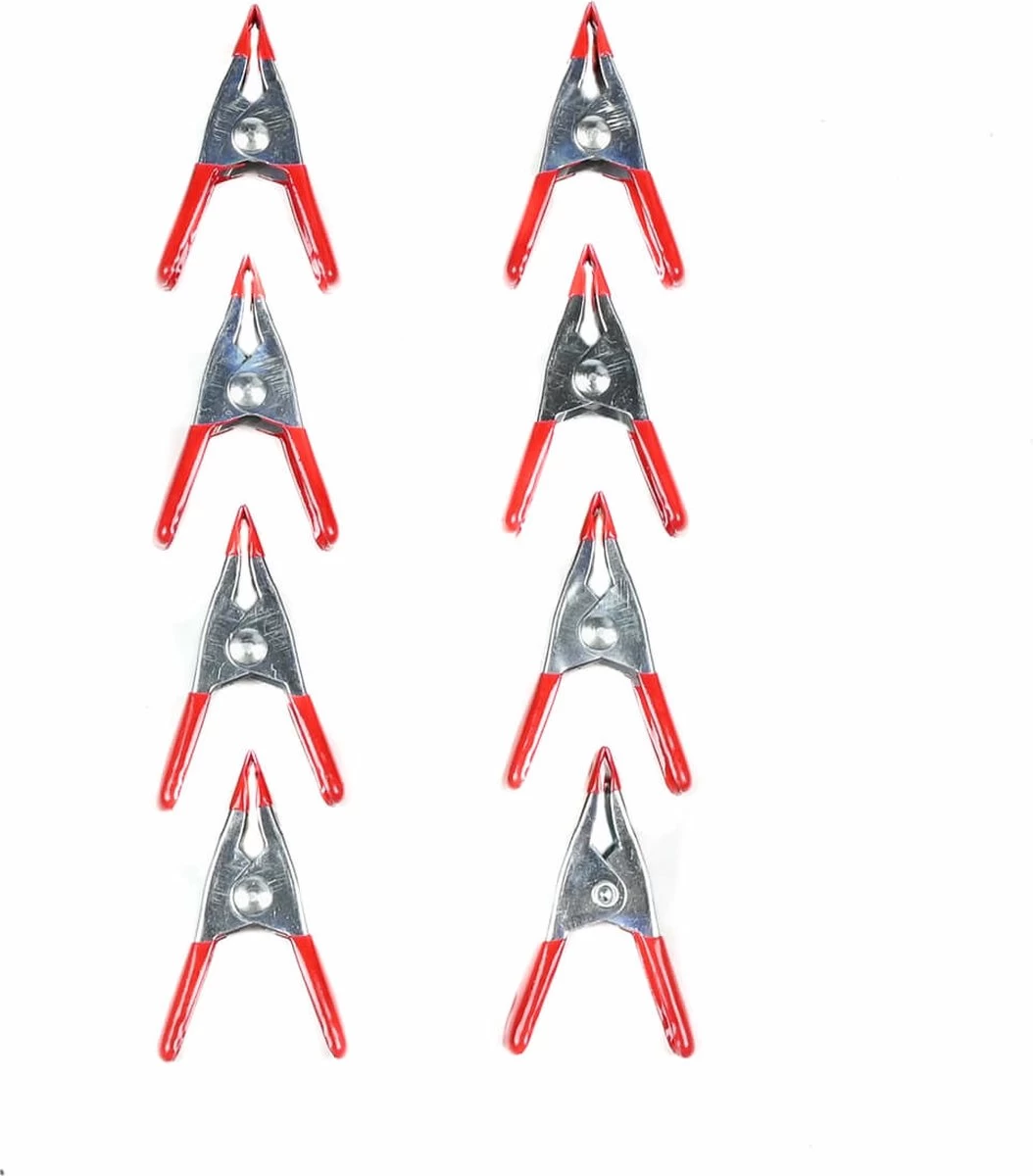Benson Metalen Veerklem - 50 Mm - 8 Stuks 3 Benson Metalen Veerklem - 50 Mm - 8 Stuks
