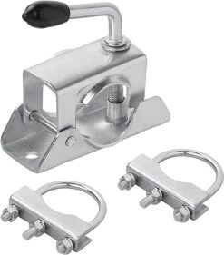 PROPLUS Pro Plus Klem Voor Neuswielen Of Steunpoten Ø 48 Mm - Met U-Beugel 60/70 Mm - 2 Stuks -Outdoor Camping Shop 1056x1200 1