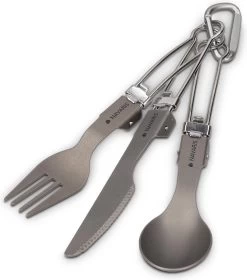 Navaris Campingbestek Van Titanium - Set Met Vork, Mes En Lepel - Inklapbaar - Bestekset Voor Onderweg - Inclusief Karabijnhaak En Bewaarzakje -Outdoor Camping Shop 1057x1200 1