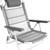 Bo-Camp Beach Chair - Monaco - Aluminium - Grijs 1 Bo-Camp Beach Chair - Monaco - Aluminium - Grijs -Outdoor Camping Shop 1070x1200