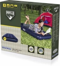Pavillo 1-Persoons Luchtbed - 185 X 76 Cm - Dikte 22 Cm -Outdoor Camping Shop 1090x1200