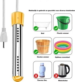 Dompelaar 2000W Incl. Thermometer & Staalspons - Reisdompelaar - Emmerdompelaar - Waterkoker - Camping - Kamperen - Outdoor -Outdoor Camping Shop 1095x1200 1