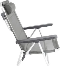 Bo-Camp Beach Chair - Monaco - Aluminium - Grijs -Outdoor Camping Shop 1096x1200 1