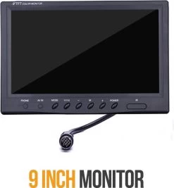 Strex Achteruitrijcamera Set Bedraad Met 4 Camera's (tegelijk Bekijken) - 9" Scherm - 18LED Nachtzicht 15m - IP67 Waterdicht - Achteruitrij Camera -Outdoor Camping Shop 1110x1200 2