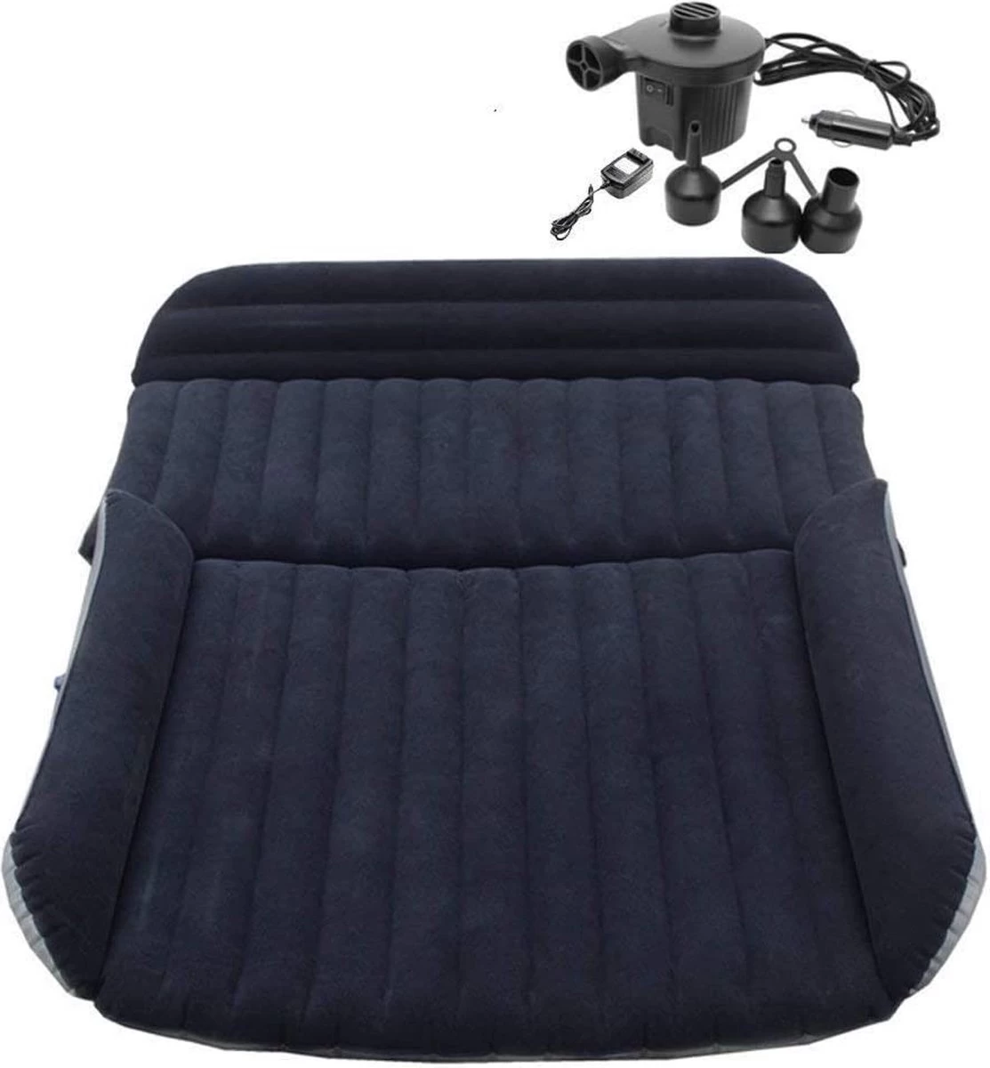 EZLife Auto Luchtbed Zwart 198x158cm 3 EZLife Auto Luchtbed Zwart 198x158cm