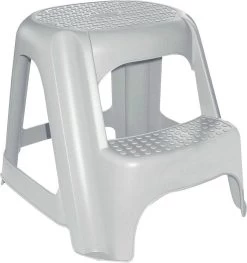 Curver One Step Opstapje Krukje - Lichtgrijs