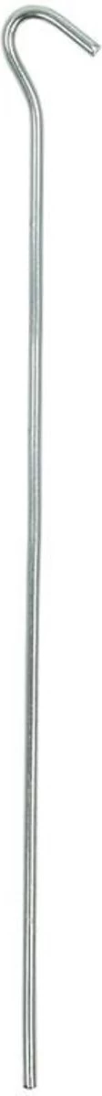 PROPLUS 10x Stuks Grondpennen/tentharingen Metaal Halfrond 30 Cm - Kampeer Artikelen Voor Tent Of Windscherm 8 PROPLUS 10x Stuks Grondpennen/tentharingen Metaal Halfrond 30 Cm - Kampeer Artikelen Voor Tent Of Windscherm - Afbeelding 6
