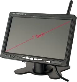 BrandWay Draadloze Auto Achteruitrijcamera Set Met Nachtzicht En 7 Inch Scherm - Achteruitrij Camera Draadloos Voor Auto / Camper / Caravan / Vrachtwagen / Landbouw -Outdoor Camping Shop 1131x1200 2