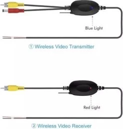 Draadloos Achteruitrijcamera 170 Graden Kijkhoek/Parkeerhulp/LED/Nachtzicht + Kentekenplaat Houder + Draadloos Module -Outdoor Camping Shop 1138x1200