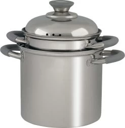 Eurotrail Pannenset Glasgow - RVS - 3 Delig - Grey -Outdoor Camping Shop 1168x1200 3