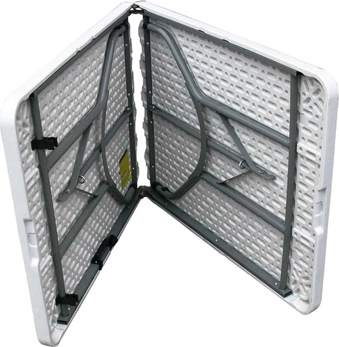 ERRO Campingtafel - Vouwtafel - 180x74x72 Cm - Wit - Voor 8 Personen 8 ERRO Campingtafel - Vouwtafel - 180x74x72 Cm - Wit - Voor 8 Personen - Afbeelding 6