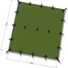 Tarp 3x3 – Olive Green -Outdoor Camping Shop 1174x1200 2