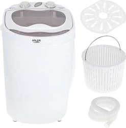 Adler AD8055 - Mini Wasmachine Met Centrifuge -Outdoor Camping Shop 1174x1200
