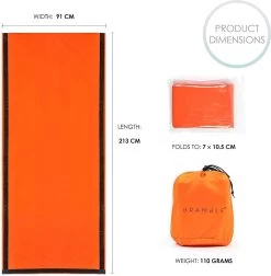 Bramble Noodslaapzak 213 X 91 Cm Polyetheen Oranje 5 Stuks -Outdoor Camping Shop 1178x1200 1