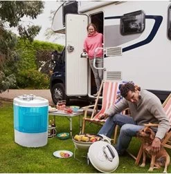 Mini-lader, Wasmachine, Met Centrifuge, Campingwasmachine Tot 3 Kg, Klein En Handig Met Draaggreep [Energieklasse B] -Outdoor Camping Shop 1178x1200 2