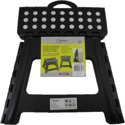 Benson Opstapje 1 Trede Vouwbaar Kunststof - Opstap Voor Caravan Of Camper - Goedgekeurd EN14183 Zwart -Outdoor Camping Shop 1195x1200 3