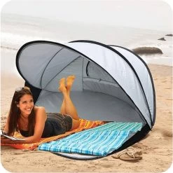 Deryan Luxe Pop Up Strandtent XXL - Anti-UV 50+ - Zilver -Outdoor Camping Shop 1198x1200 19