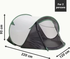 JEMIDI Tweepersoons Pop-up Tent - Opgooitent, Werptent Voor 2 Personen - Ideaal Als Festivaltent Of Kampeertent - Verschillende Kleuren -Outdoor Camping Shop 1200x1004 3