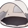 Deryan Luxe Pop Up Strandtent - Anti-UV 50+ - Cream -Outdoor Camping Shop 1200x1009 1