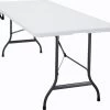 Casaria Tuintafel Opvouwbaar – Met Draaggreep 220x70 Cm – Wit -Outdoor Camping Shop 1200x1042