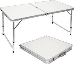 Inklapbare, In Hoogte Verstelbare Campingtafel 120x60x70cm Incl. 4 Inklapbare Krukken Campingtafel S -Outdoor Camping Shop 1200x1044
