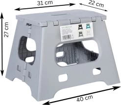 Splendole Opstapje Inklapbaar Caravanopstapje - Opvouwbaar - 120 Kg - 27 Cm Krukje Grijs -Outdoor Camping Shop 1200x1044 4