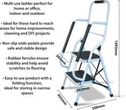 Aidapt Opstapkruk Met Leuning - 2 Treden -Outdoor Camping Shop 1200x1047 5