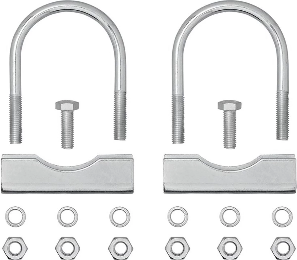 PROPLUS Pro Plus U-Beugel 60/70 Mm Voor Neuswielklem - 2 Stuks 6 PROPLUS Pro Plus U-Beugel 60/70 Mm Voor Neuswielklem - 2 Stuks - Afbeelding 4