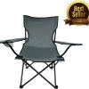 Benson Campingstoel - Inklapbaar Visstoel - Vouwstoel - Comfortabel - Opvouwbaar Stoel - Max. 120 KG - Grijs - 50x50x80cm - Cadeau Man - Strandstoel - Stoel Camperen -Outdoor Camping Shop 1200x1067