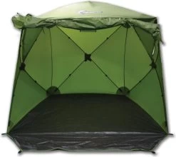 FisherPro Karpertent Met Stormcover – Vistent – Tent - Bescherming Tegen Zon En Wind – 100% Waterdichte Stormhoes – Met Handige Meeneemtas – Ook Geschikt Als Strandtent Of Festivaltent – Extra Veiligheid En Warmte Door Stormcover -Outdoor Camping Shop 1200x1070 6