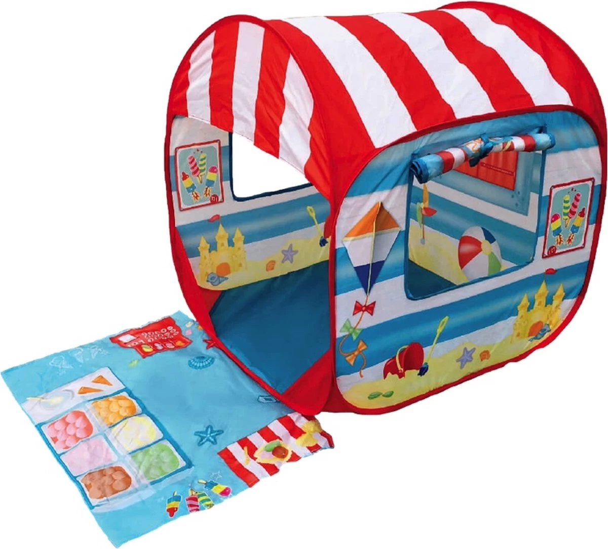 Pop-Up Strandtent: Beach Hut - Speeltent 3 Pop-Up Strandtent: Beach Hut - Speeltent