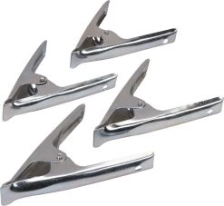 Silverline Zeilklemmen - Marktklemmen Set 70 Mm - 4 Stuks