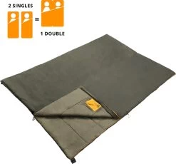 Dutch Mountains Slaapzak Vlieland XL - Grote Katoenen 210 X 80cm Lichtgewicht - Incl. Tasje En Tochtstrip -Comfortzone: 5-8 Graden- -Outdoor Camping Shop 1200x1116