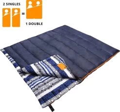 Dutch Mountains Slaapzak Goeree XL - Kussen 25x15cm - 220x90cm Katoenen Slaapzak - Tochtstrip -Outdoor Camping Shop 1200x1118 2