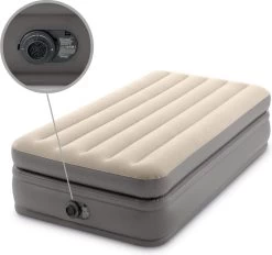 Intex Prime Comfort - Luchtbed - 1-Persoons - 99x191x51 Cm (BxLxH) - Grijs - Met Ingebouwde Motorpomp -Outdoor Camping Shop 1200x1126 4