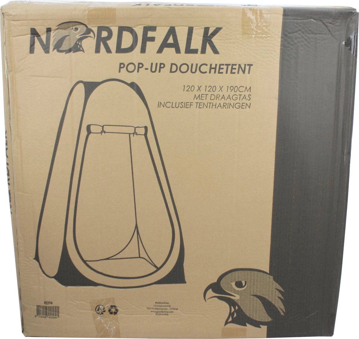 NordFalk Douchetent Pop-up 190 Cm - Camping Douche - Omkleedtent - Incl. Tentharingen En Draagtas - Groen 11 NordFalk Douchetent Pop-up 190 Cm - Camping Douche - Omkleedtent - Incl. Tentharingen En Draagtas - Groen - Afbeelding 9