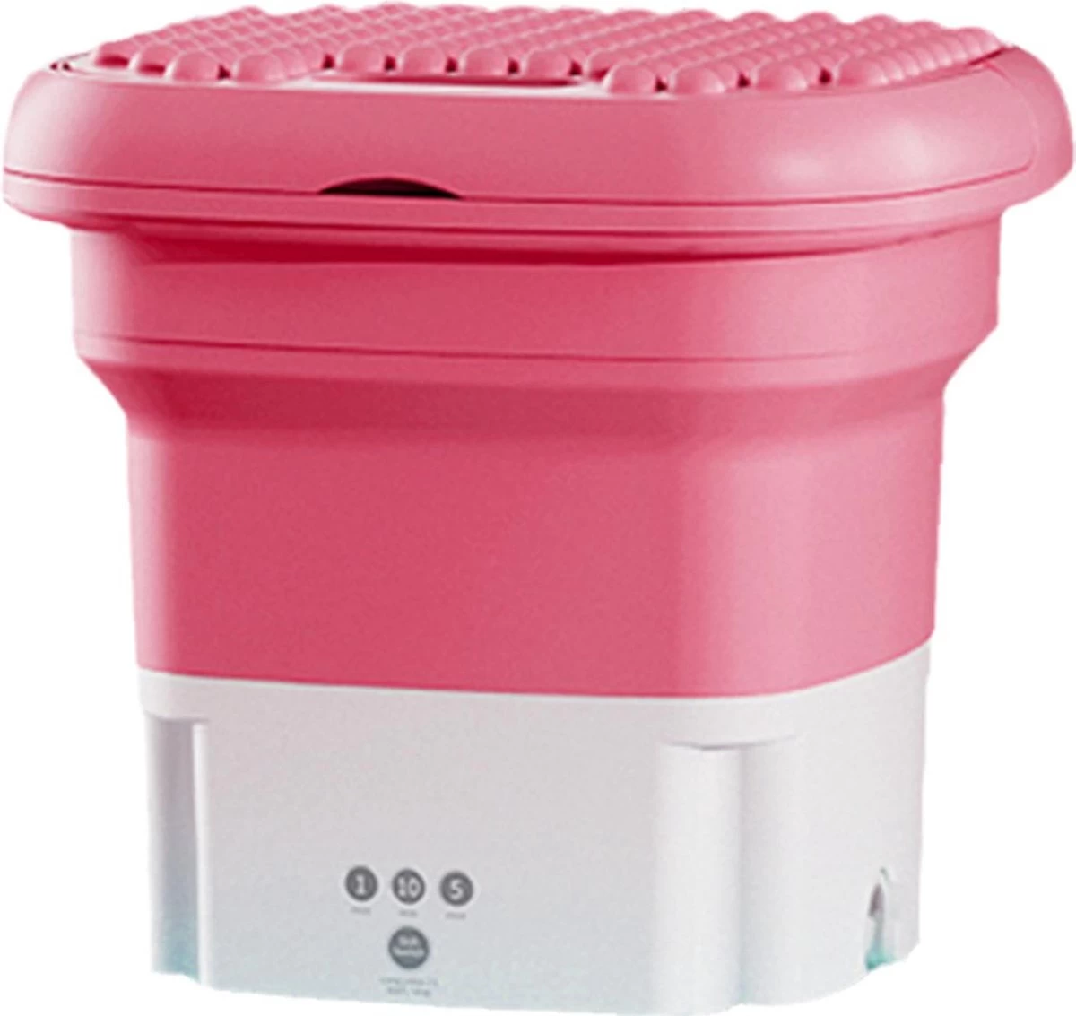 Mini Wasmachine - Camping Wasmachine - Roze - Opvouwbare Wasmachine - Handwasmachine - Fruitwasser - Kampeer Wasmachine 3 Mini Wasmachine - Camping Wasmachine - Roze - Opvouwbare Wasmachine - Handwasmachine - Fruitwasser - Kampeer Wasmachine