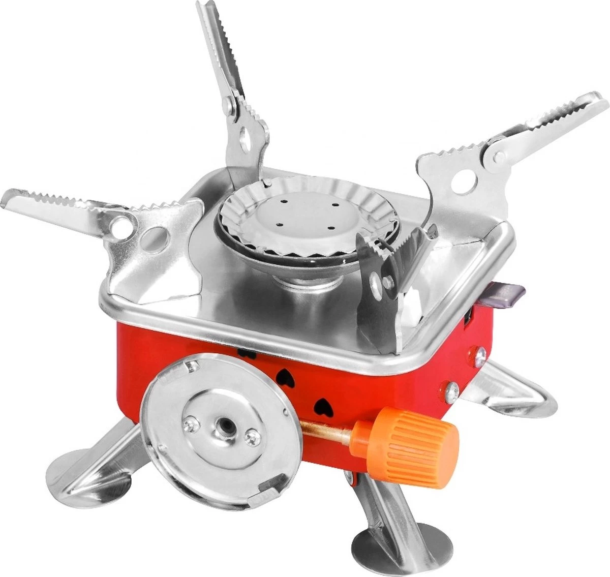 IBright Camping Gasbrander Kooktoestel - Compact En Opvouwbaar -Draagbare 1-pits Kookbrander 3 IBright Camping Gasbrander Kooktoestel - Compact En Opvouwbaar -Draagbare 1-pits Kookbrander