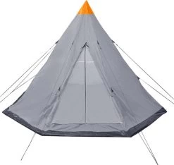 VidaXL Tent 4-persoons Grijs -Outdoor Camping Shop 1200x1137 3