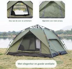 Sens Design Pop Up Tent - Tent - 2-3 Personen -Outdoor Camping Shop 1200x1146 3