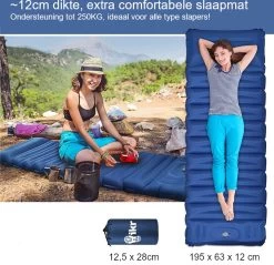 Hikr® Slaapmat 10cm+ Dikte - Comfortabel Luchtmatras - Zelfopblazend Met De Voet - TPU+40D Nylon - Slaapmatje Eenpersoons En Uit Te Breiden Tot Tweepersoons - Slaapmat Met Ingebouwde Pomp 13 Hikr® Slaapmat 10cm+ Dikte - Comfortabel Luchtmatras - Zelfopblazend Met De Voet - TPU+40D Nylon - Slaapmatje Eenpersoons En Uit Te Breiden Tot Tweepersoons - Slaapmat Met Ingebouwde Pomp -Outdoor Camping Shop 1200x1159 1