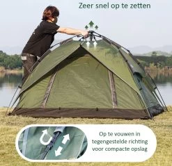 Sens Design Pop Up Tent - Tent - 2-3 Personen -Outdoor Camping Shop 1200x1161 4