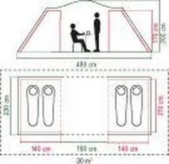 Coleman Spruce Falls 4 Vis-a-Vis Tent - Verduisterend - 4-Persoons -Outdoor Camping Shop 1200x1164 5