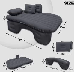 Flightmode - Opblaasbaar Matras Voor Auto, Opblaasbaar Bed, Autostoel, Comfortabel, Met Elektrische Luchtpomp En 3 Adapters, 2 Kussens En Transporttas, Voor Camping, Reizen, Strand 8 Flightmode - Opblaasbaar Matras Voor Auto, Opblaasbaar Bed, Autostoel, Comfortabel, Met Elektrische Luchtpomp En 3 Adapters, 2 Kussens En Transporttas, Voor Camping, Reizen, Strand -Outdoor Camping Shop 1200x1166 9