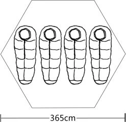 VidaXL Tent 4-persoons Grijs -Outdoor Camping Shop 1200x1168 4