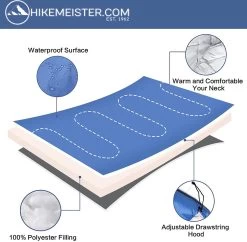 HikeMeister ® Mummy Slaapzak Kamperen Blauw Ca. 220 X 75 Cm Met Draagtas -Outdoor Camping Shop 1200x1177 2