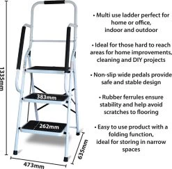 Aidapt Opstapkruk Met Leuning - 3 Treden -Outdoor Camping Shop 1200x1182 4